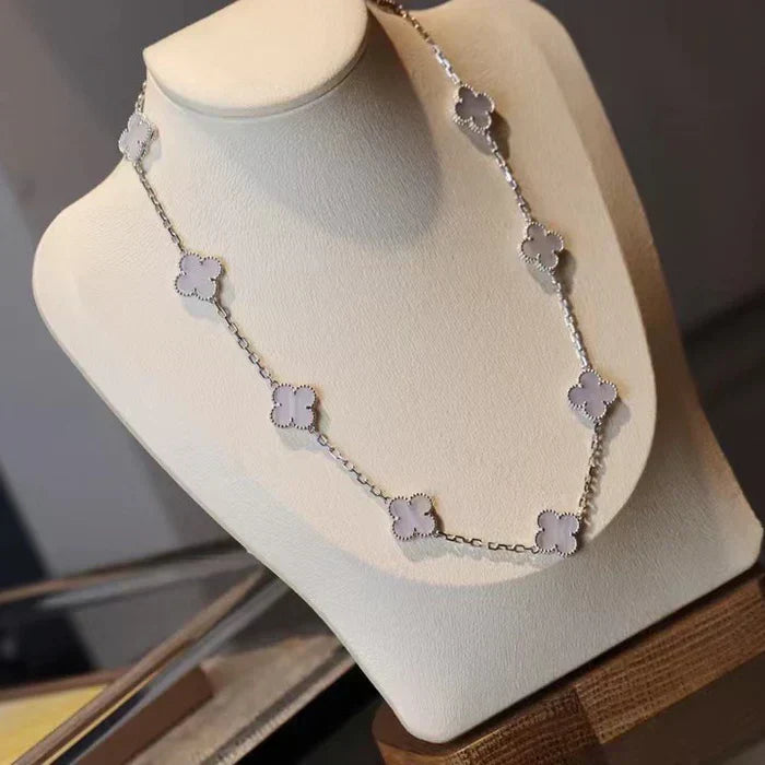 CLOVER | Collier 10 motifs Violet