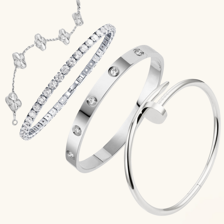 Ensemble 4 bracelets « Silvio »