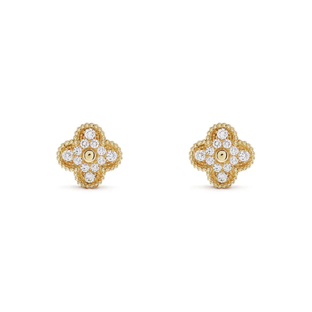 CLOVER | Boucles d'oreilles Or Prestige