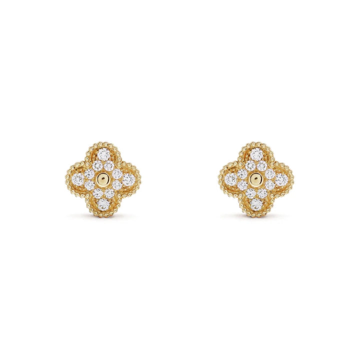 CLOVER | Boucles d'oreilles Or Prestige