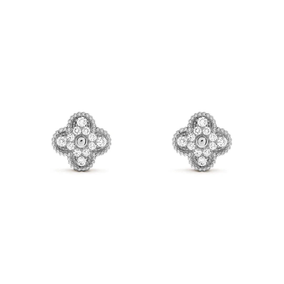 CLOVER | Boucles d'oreilles Argent Prestige