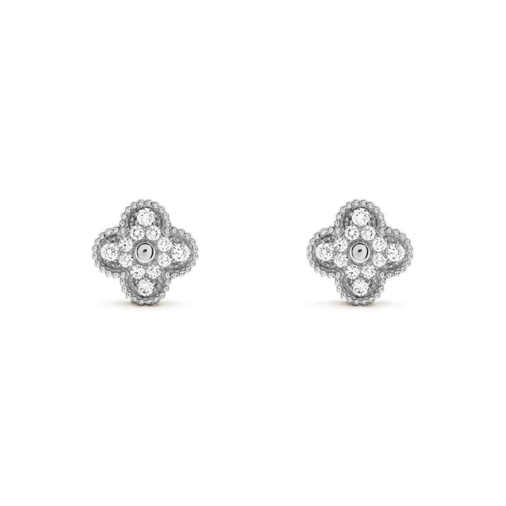CLOVER | Boucles d'oreilles Argent Prestige
