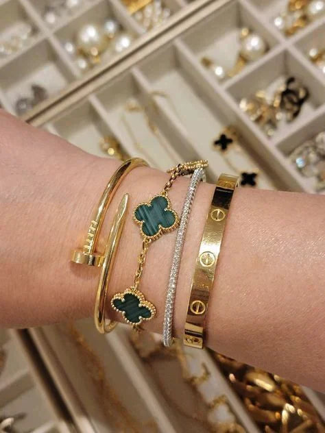 CLOVER | Bracelet Vert