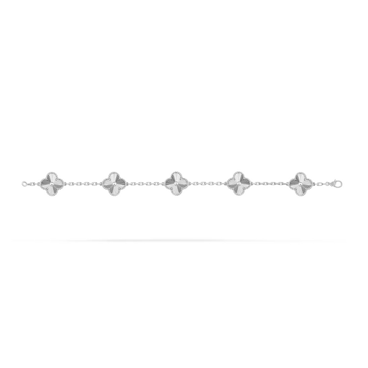 CLOVER | Bracelet Argent
