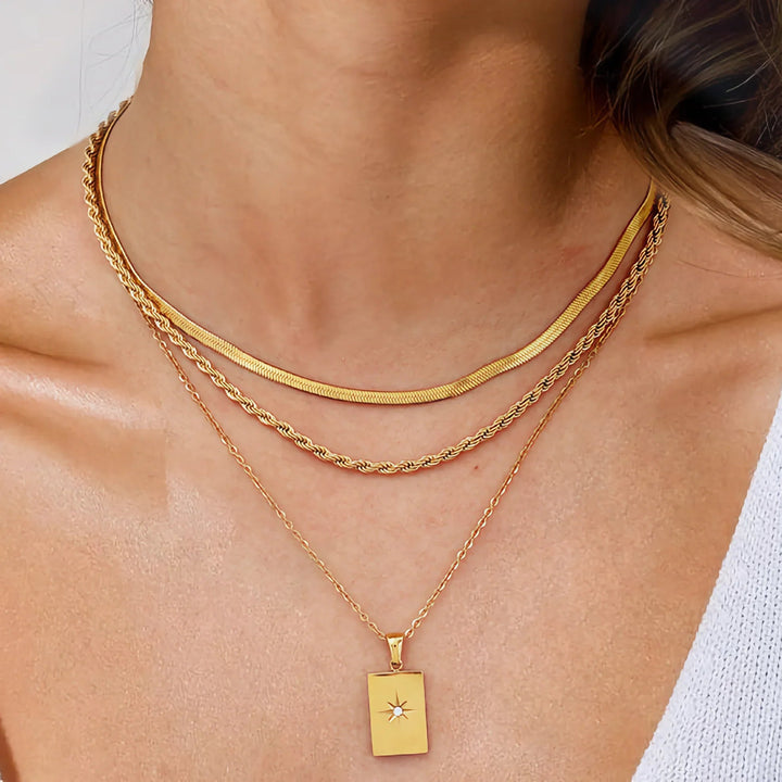 Collier superposé Raphaela