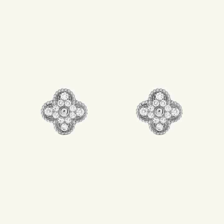 CLOVER | Boucles d'oreilles Argent Prestige