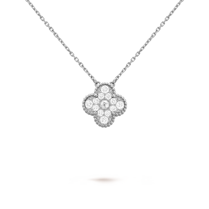 CLOVER | Collier Argent Prestige