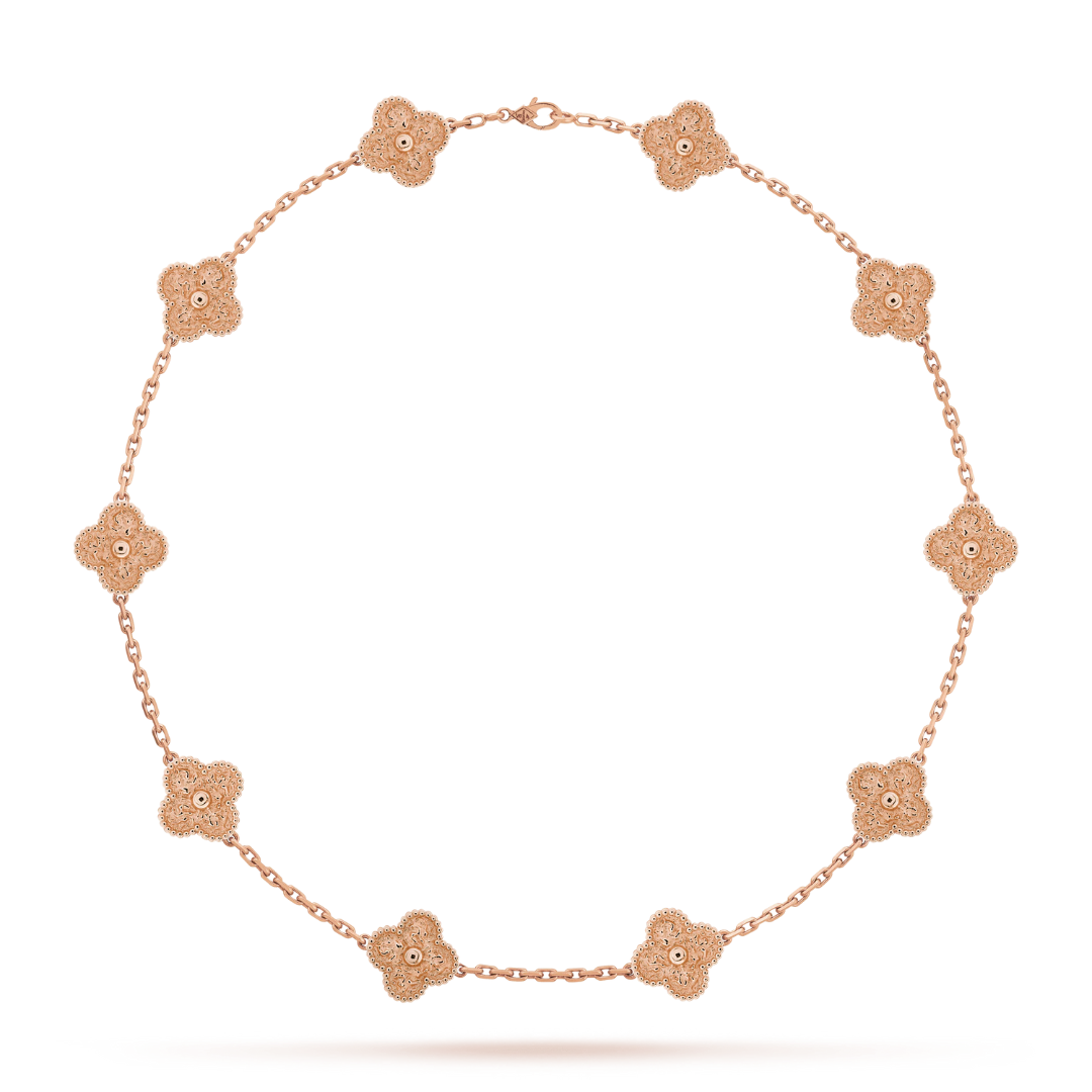 CLOVER | Collier 10 motifs Rose