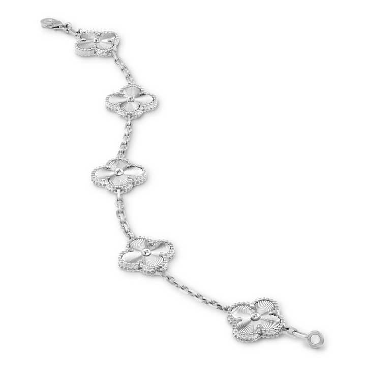 CLOVER | Bracelet Argent