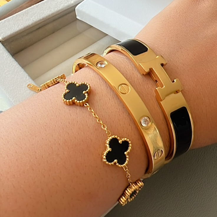 Ensemble 3 bracelets Noir