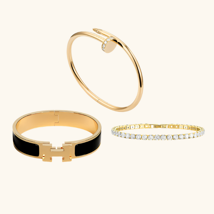 Ensemble 3 bracelets Marbella