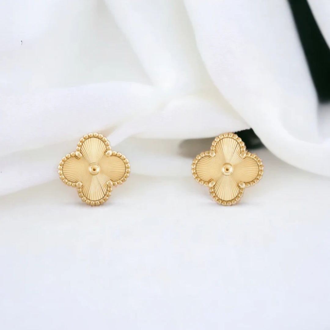 CLOVER | Boucles d'oreilles Or