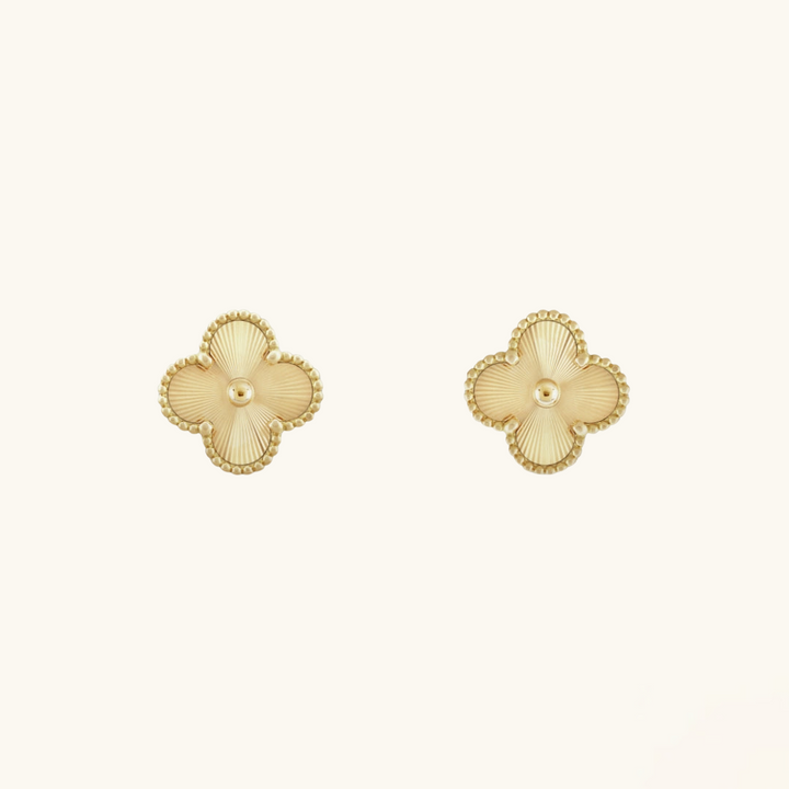 CLOVER | Boucles d'oreilles Or