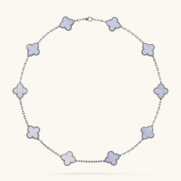 CLOVER | Collier 10 motifs Violet