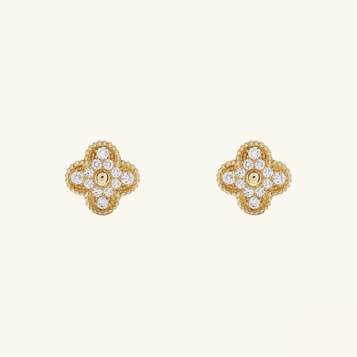 CLOVER | Boucles d'oreilles Or Prestige