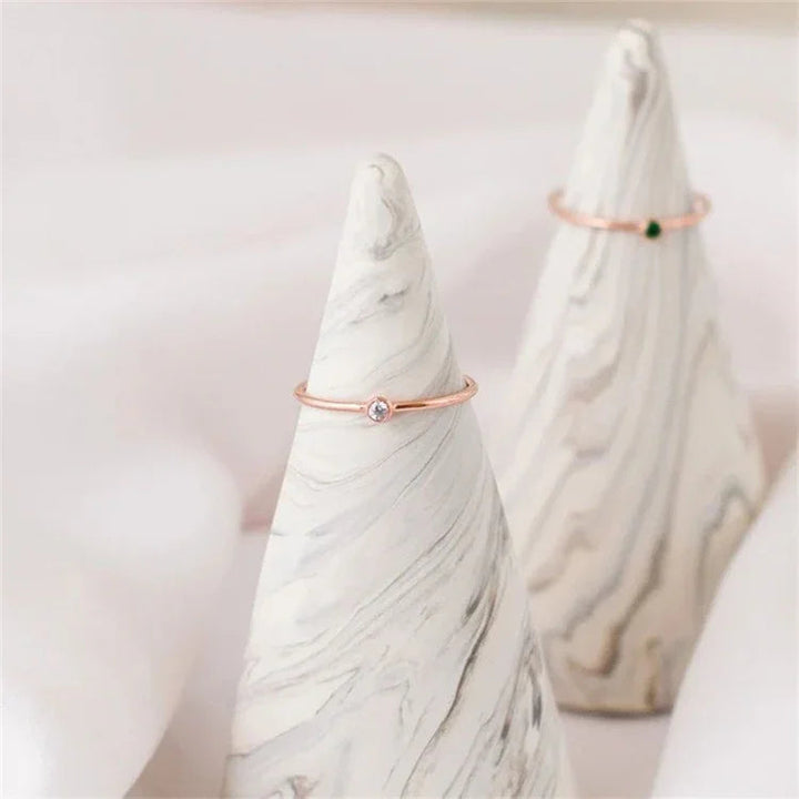 Bague pierre de naissance Amelia