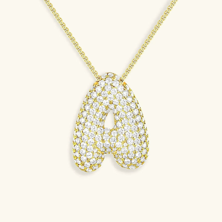 Collier initiale bulle