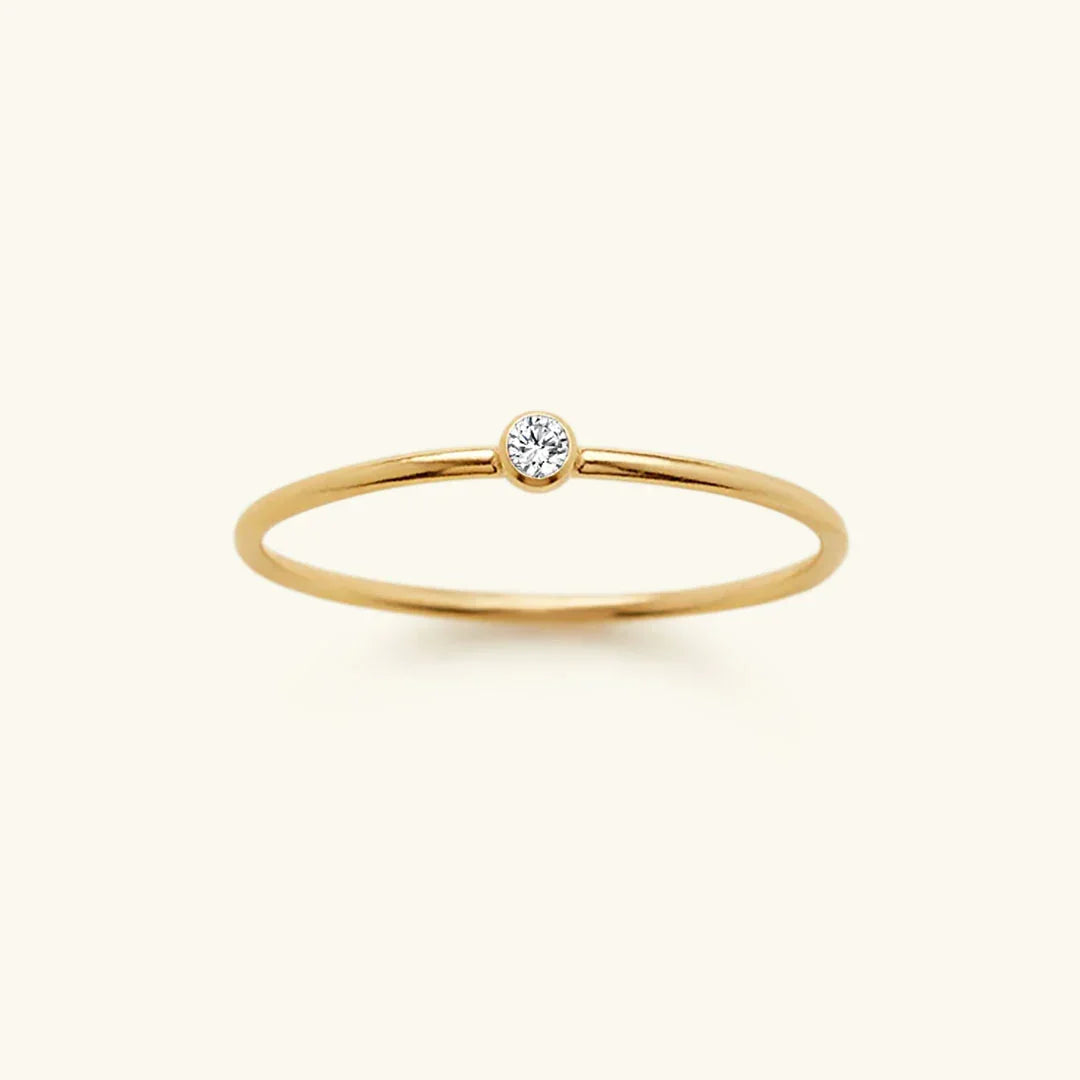 Bague pierre de naissance Amelia