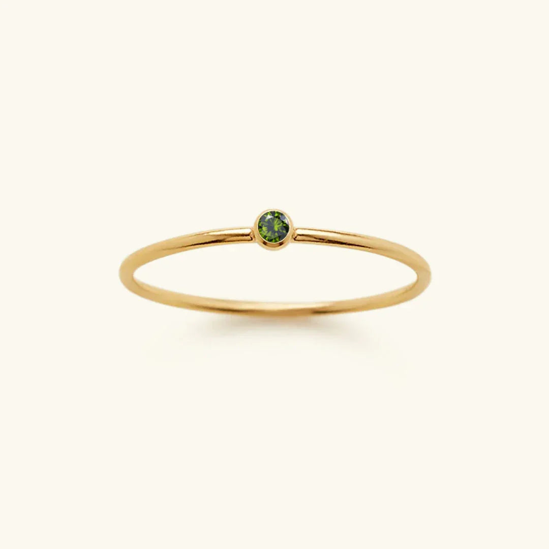 Bague pierre de naissance Amelia