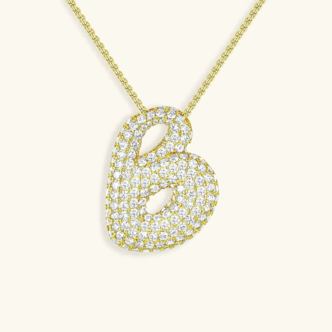 Collier initiale bulle