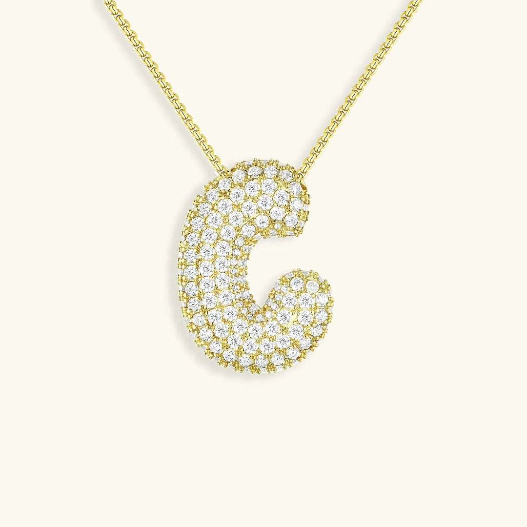 Collier initiale bulle