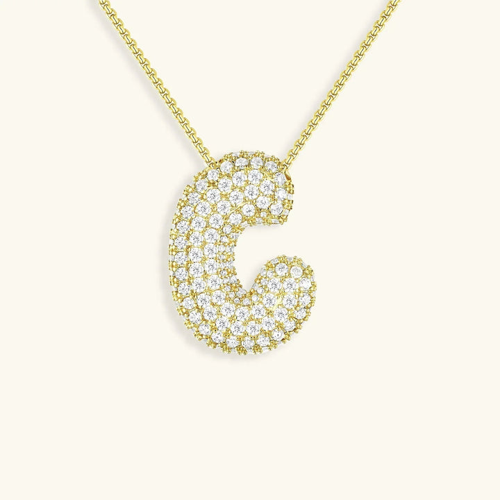 Collier initiale bulle