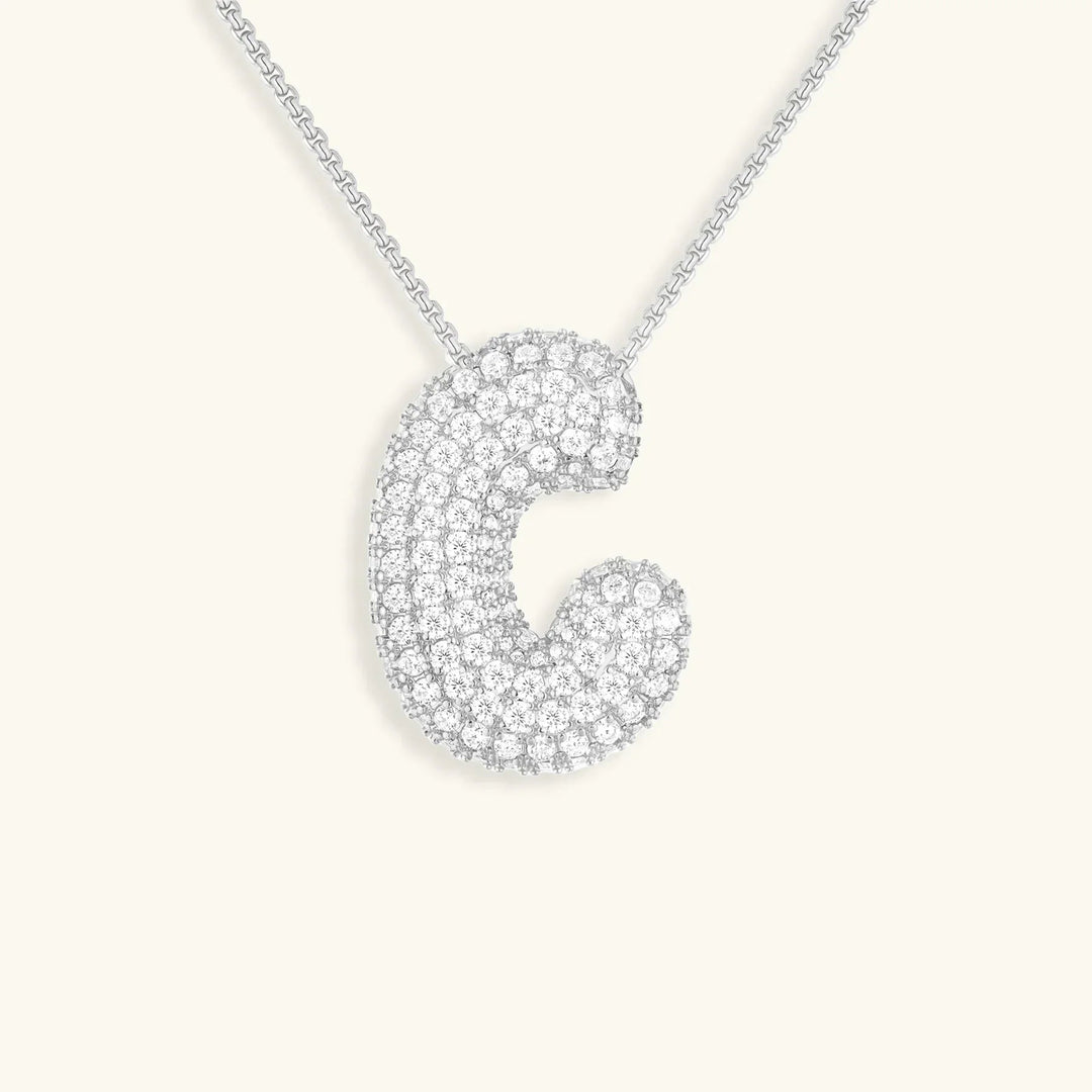 Collier initiale bulle