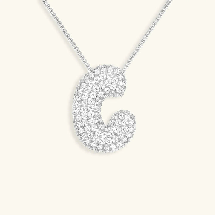 Collier initiale bulle