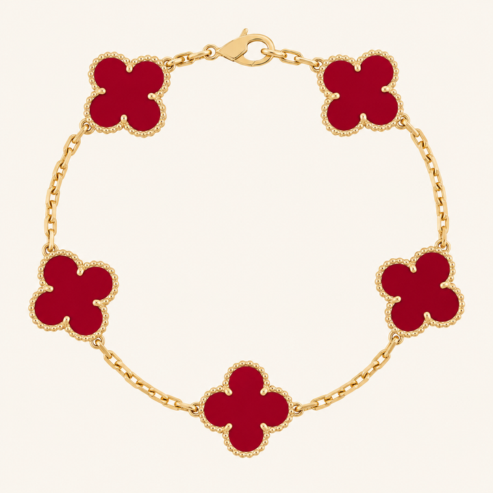 CLOVER | Bracelet Rouge