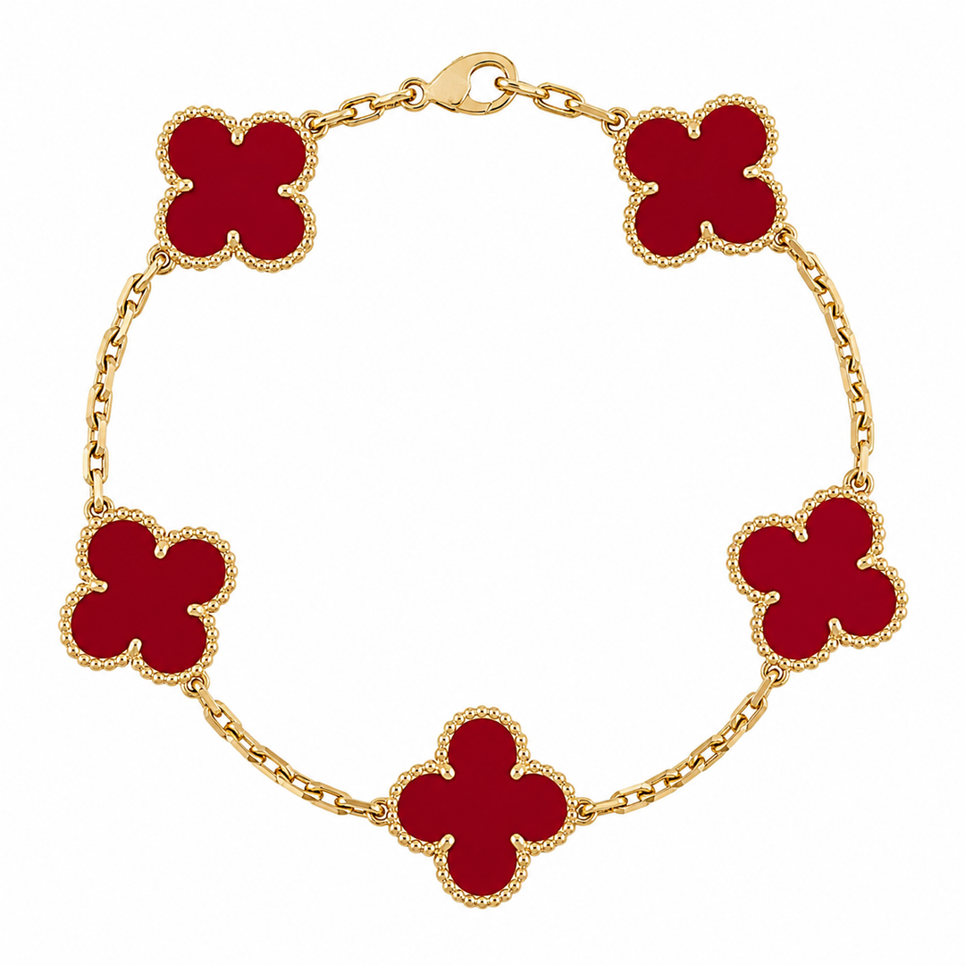 CLOVER | Bracelet Rouge