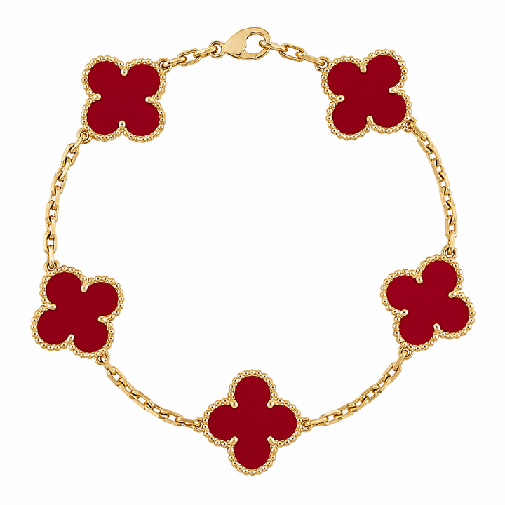 CLOVER | Bracelet Rouge
