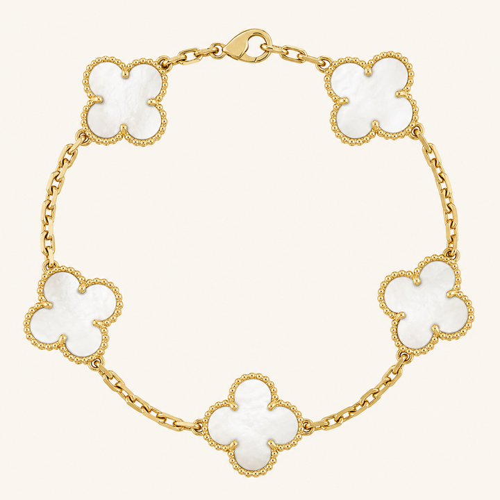 CLOVER | Bracelet Blanc