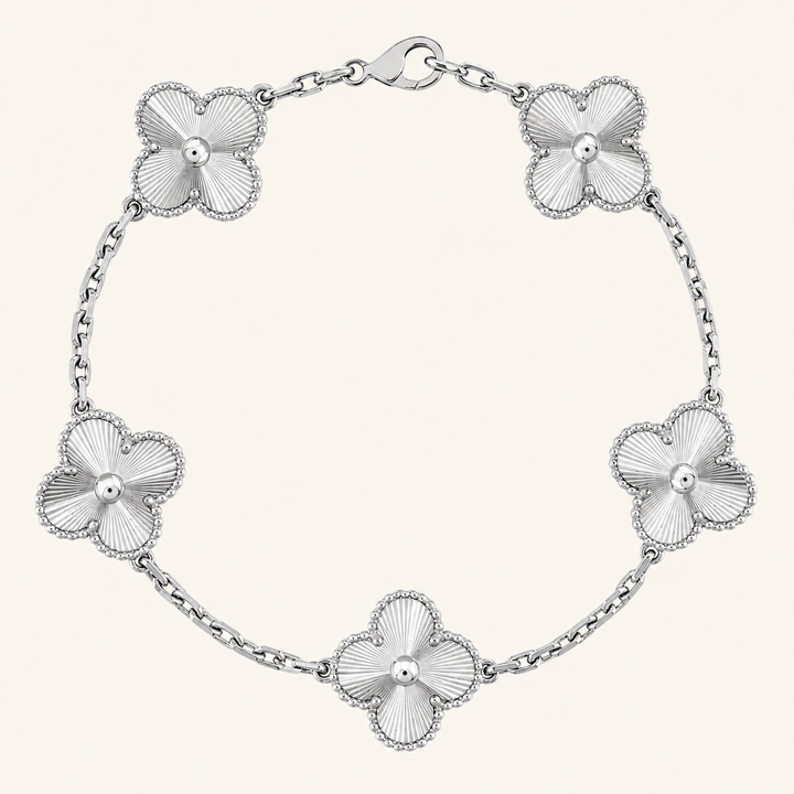 CLOVER | Bracelet Argent