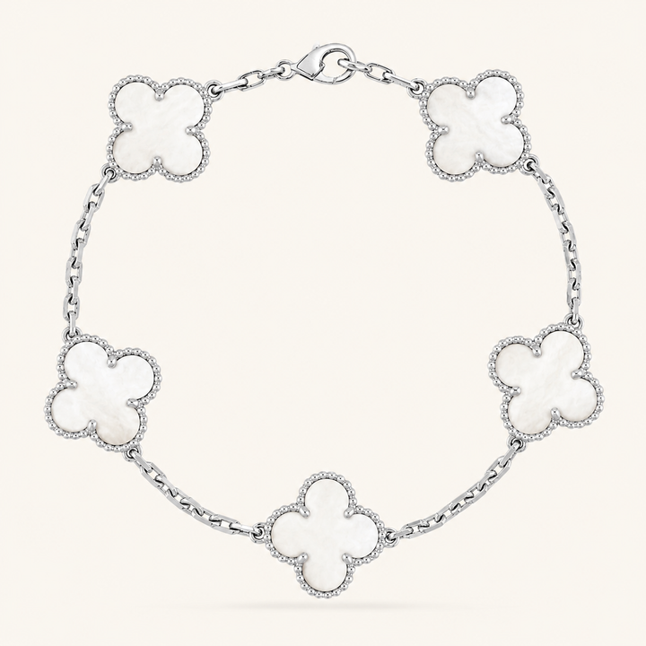 CLOVER | Bracelet Blanc
