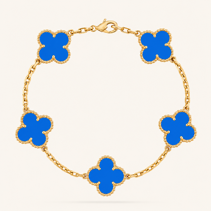 CLOVER | Bracelet Bleu