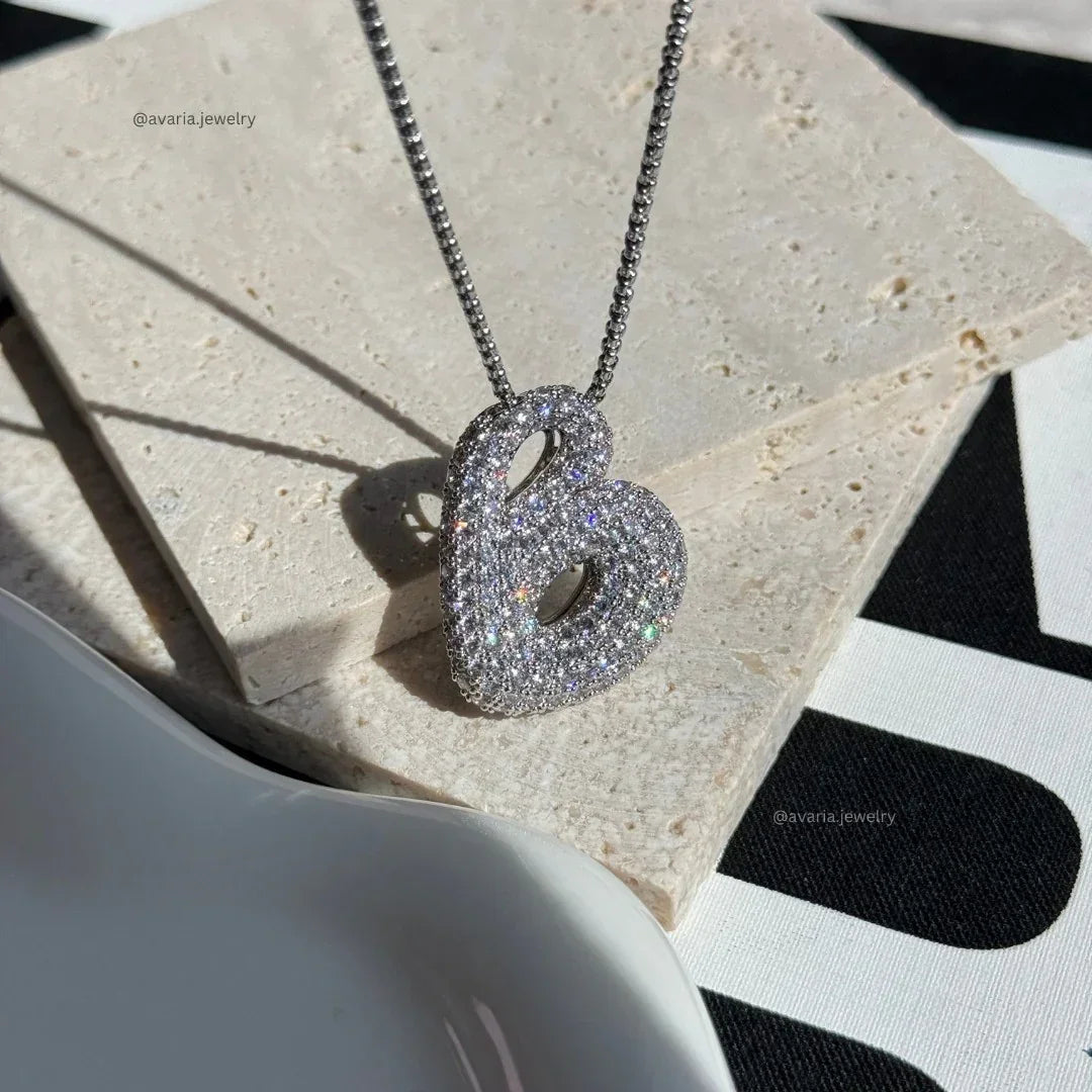 Collier initiale bulle