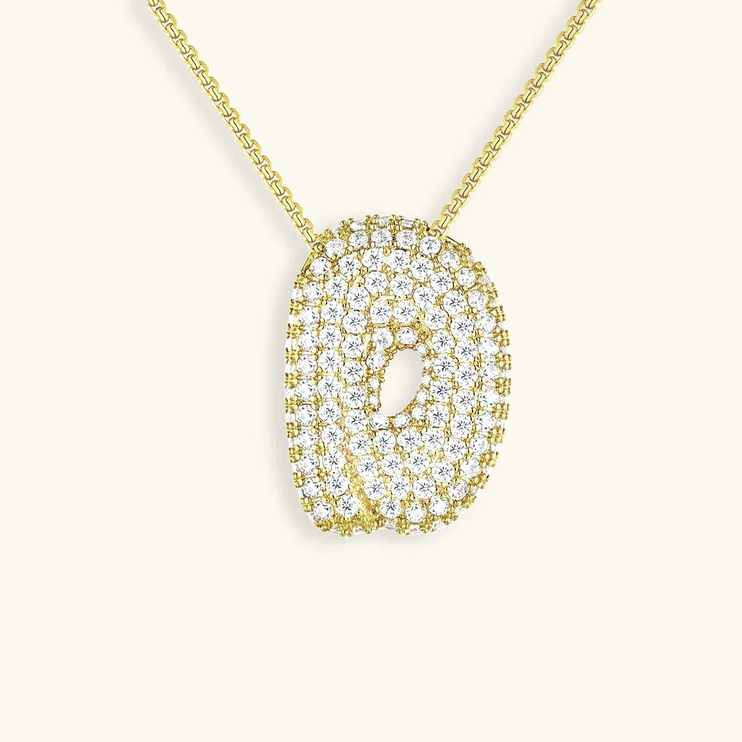 Collier initiale bulle