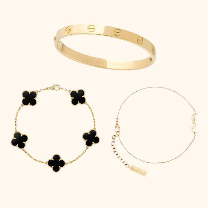 Ensemble 3 bracelets Dubaï