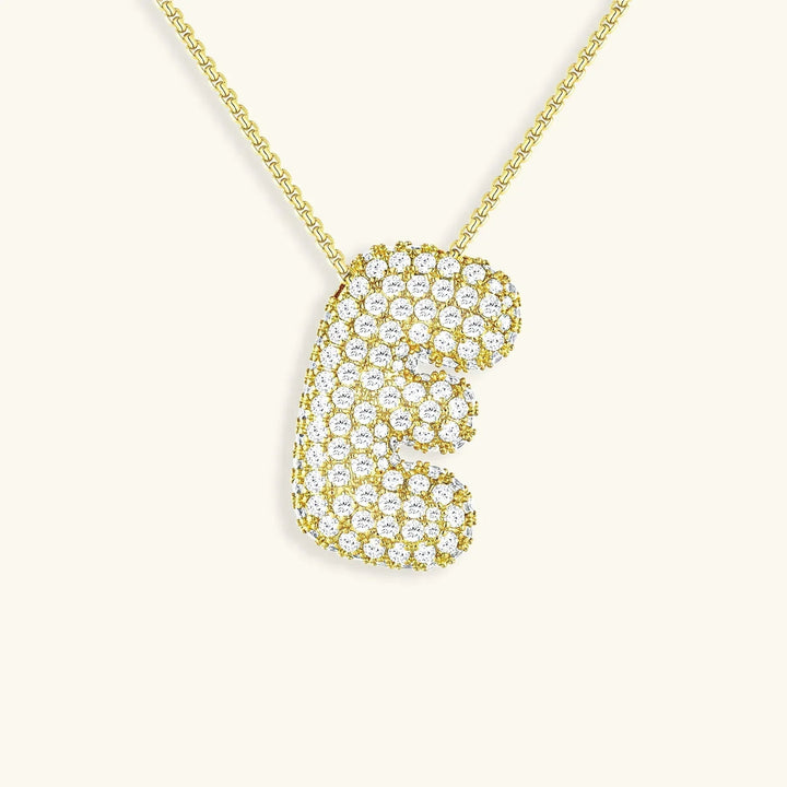 Collier initiale bulle