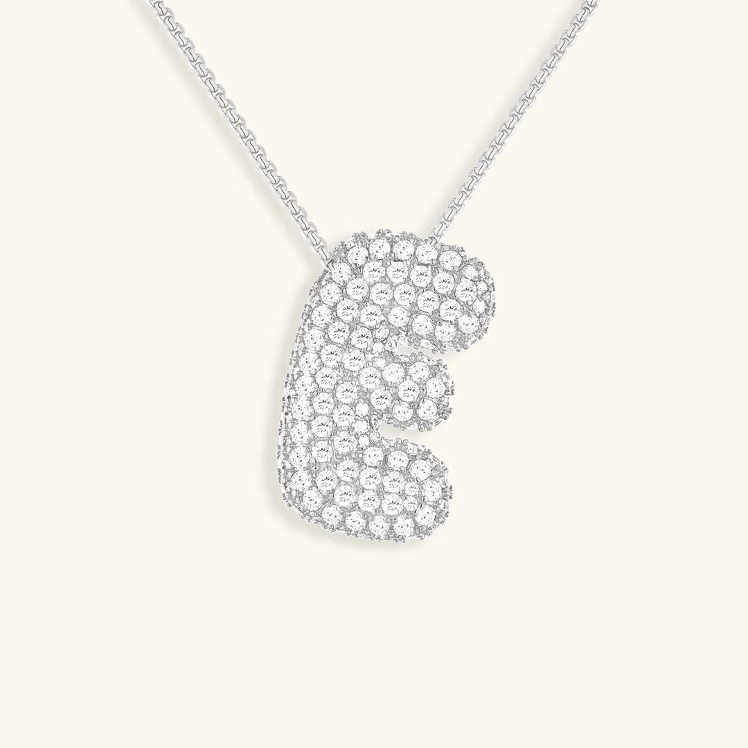 Collier initiale bulle