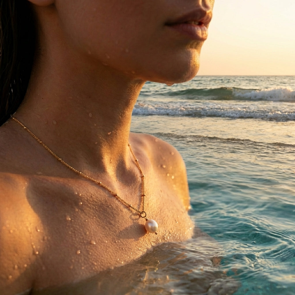 Pendentif perle Maréa
