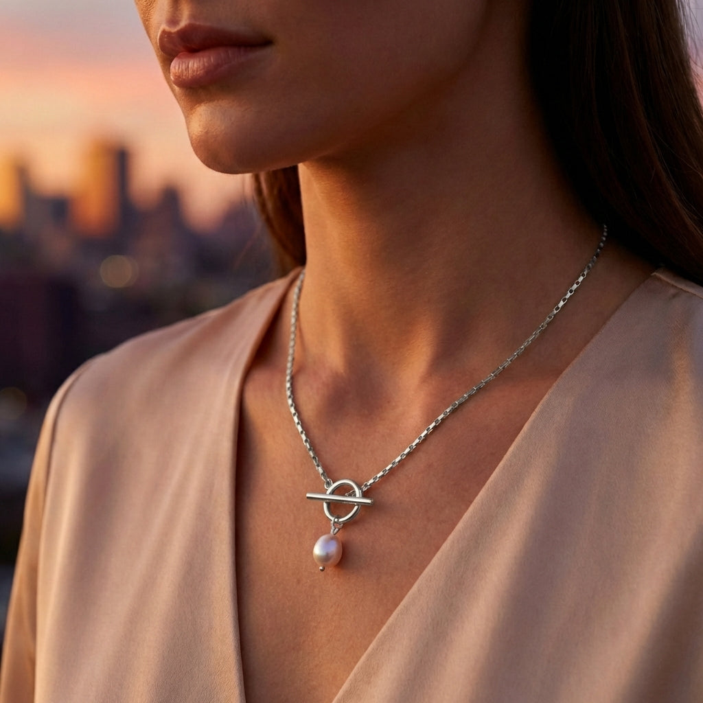 Collier verrou perles Isola