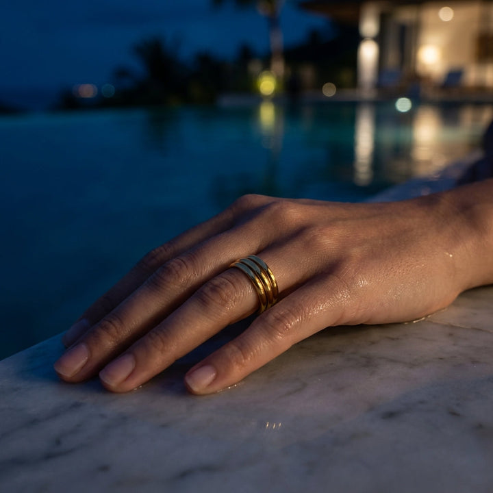 Bague triple anneau Aurelia