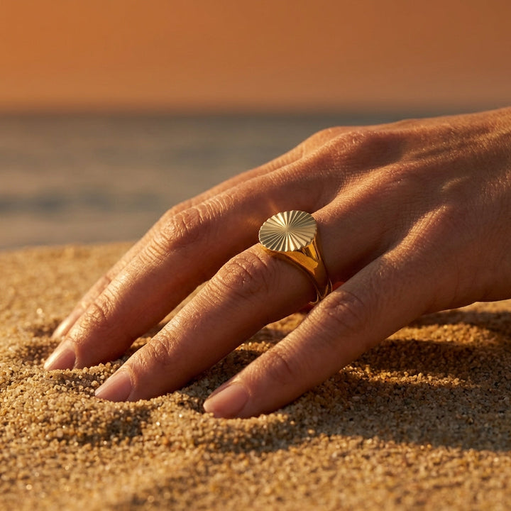 Bague chevalière Solea