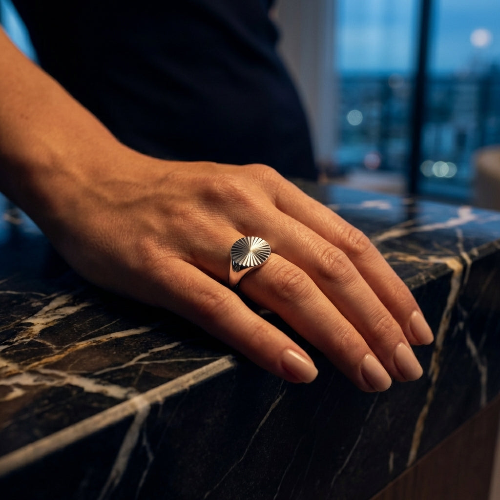 Bague chevalière Solea