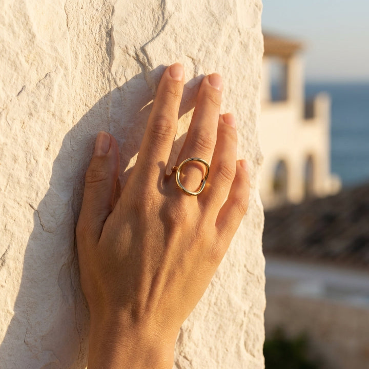 Bague sculptée Aurelia