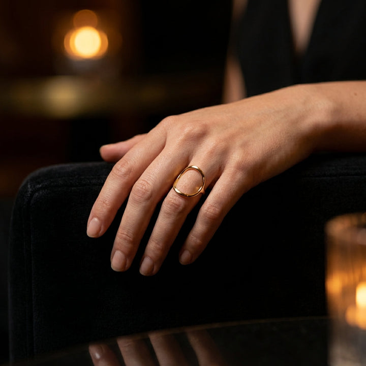 Bague sculptée Aurelia
