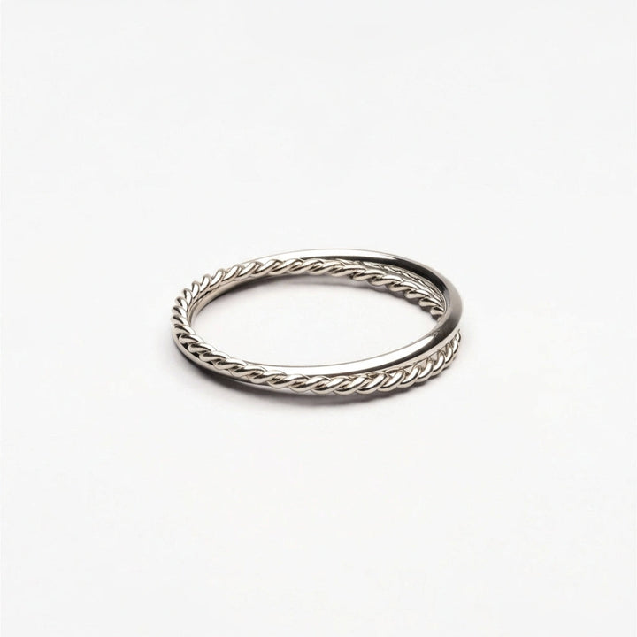 Bague double anneau Aurelia