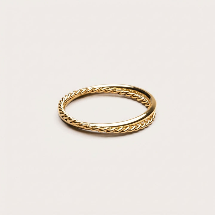 Bague double anneau Aurelia