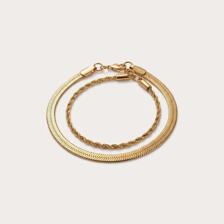 Bracelet duo chaîne Aurelia